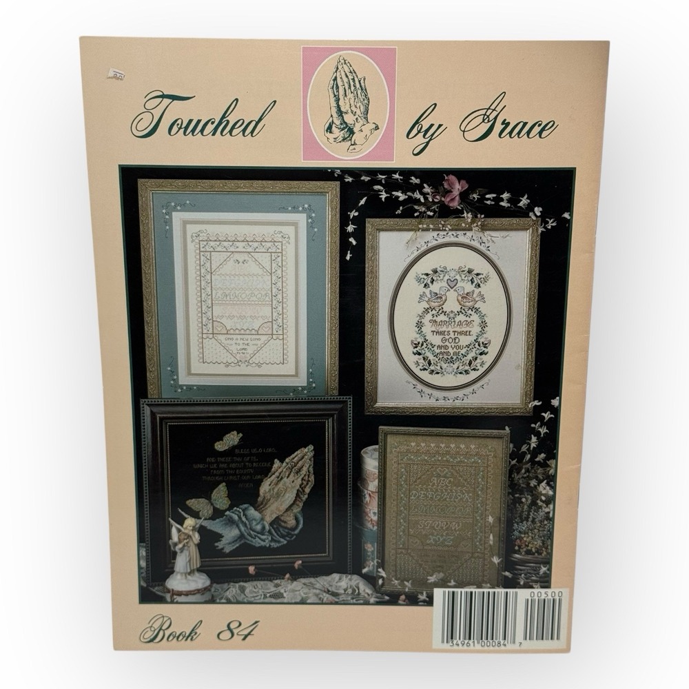 1990 Stoney Creek Collection #84 Touched by Grace Cross Stitch Booklet - Picture 3 of 3